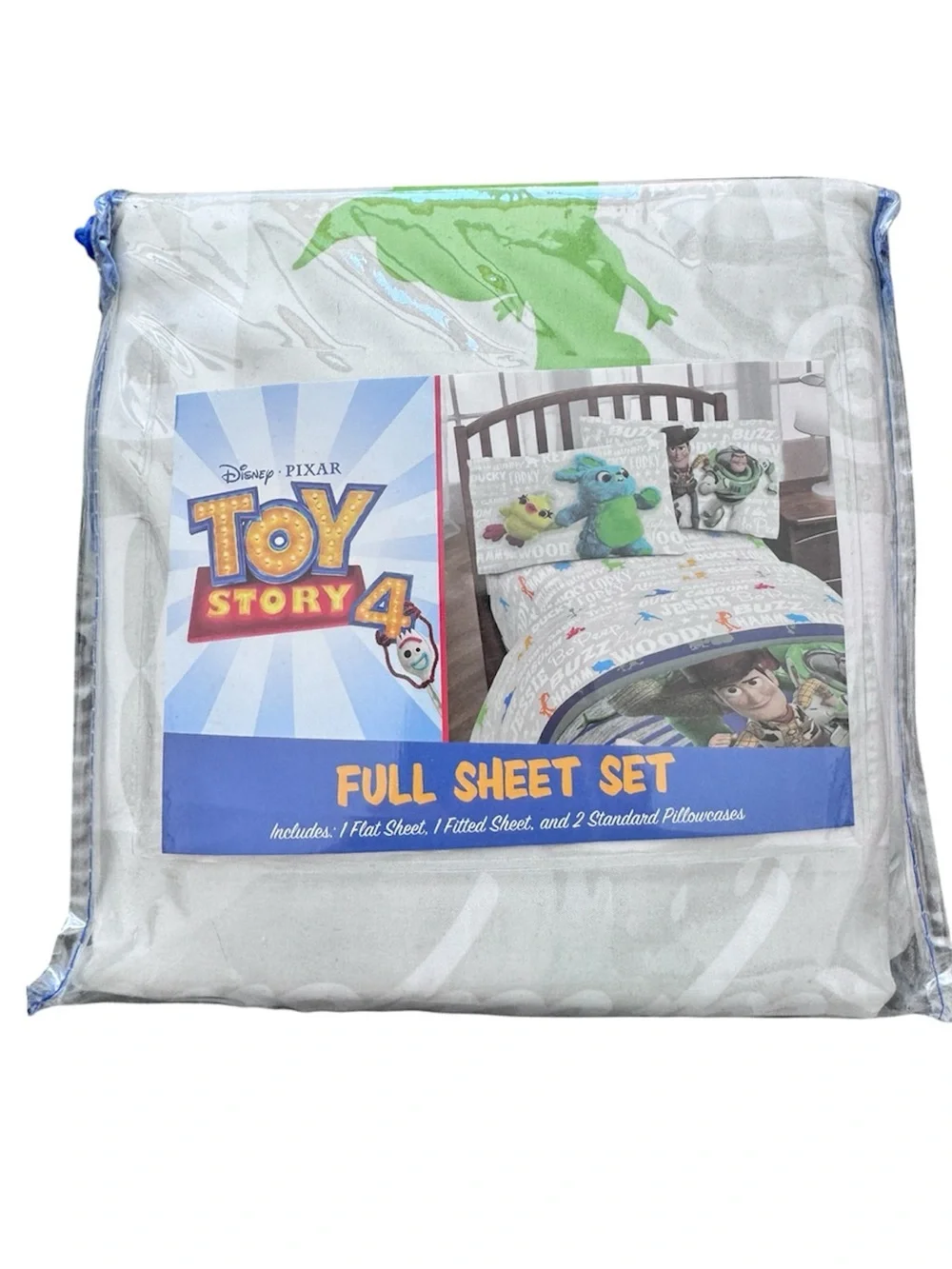 Disney Pixar Toy Story 4 Full Sheet Set 100% Polyester Woody Buzz Jessie Forky
